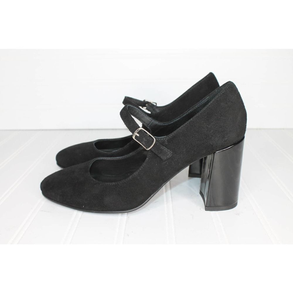 TOSCA BLU Decollete Suede Mary Jane Pump Heels 38 - Picture 4 of 7